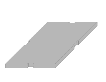 Панель стеновая угловая ПС-6АУ